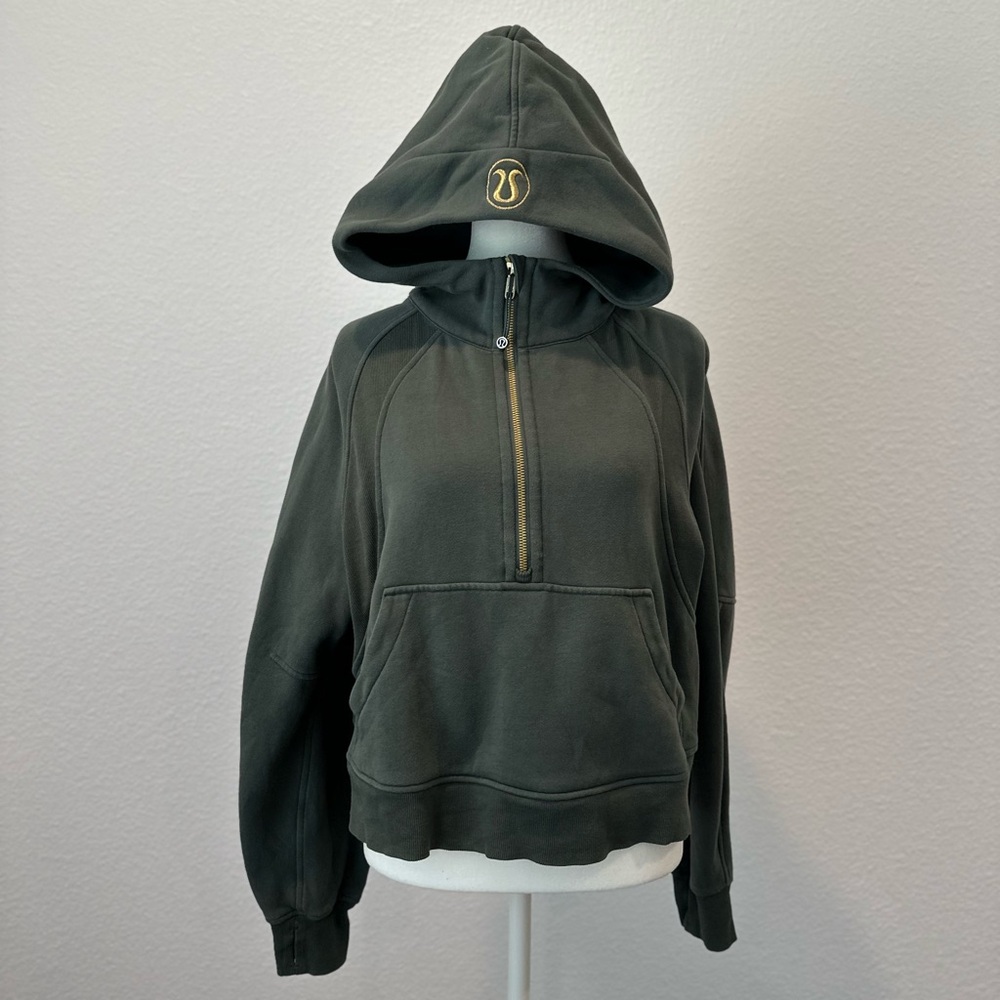 Scuba Oversized Half Zip Hoodie